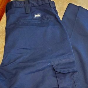 Mens cintas cargo work pants size 31, navy blue